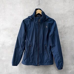 The North Face Women’s Navy Blue Hooded Windbreaker Jacket w Hood! Small!